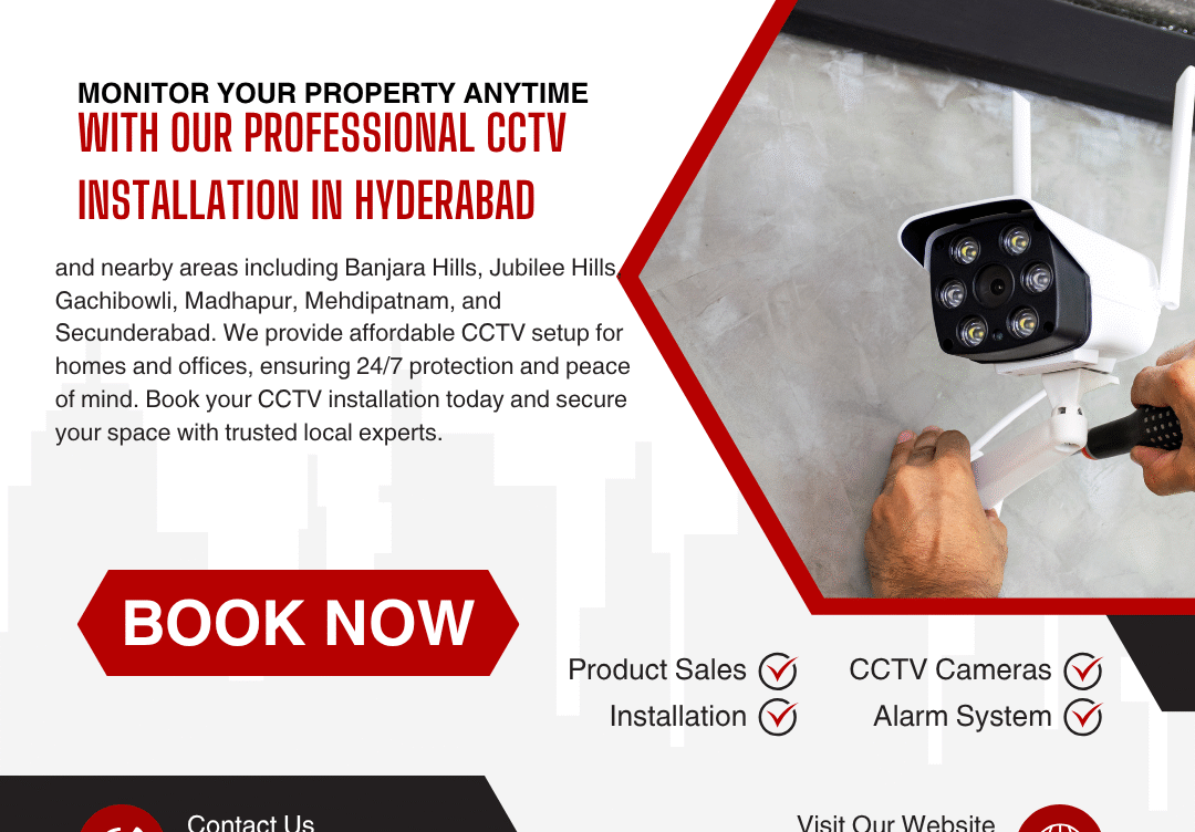 CCTV Installation in Jubilee Hills Hyderabad