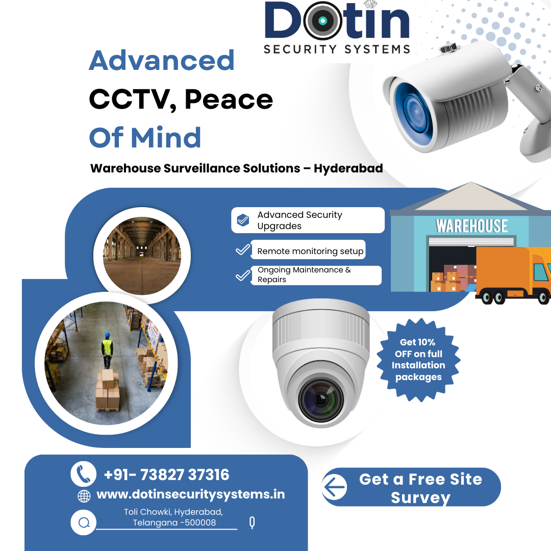 CCTV Installation for Warehouses in Hyderabad