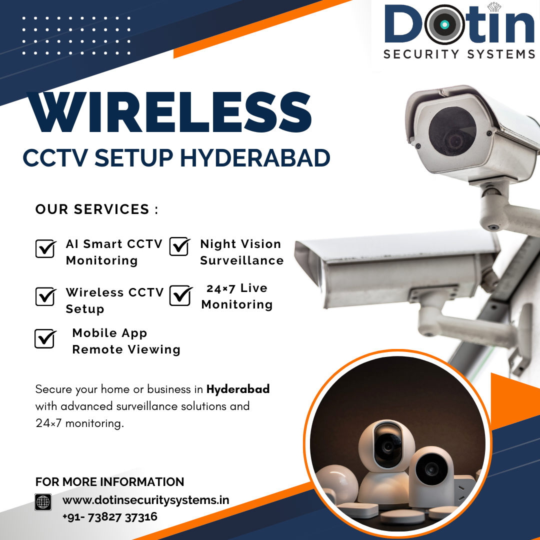 Wireless CCTV Setup in Hyderabad